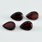 Garnet 1PC Large 8x12 MM Pear Faceted Red Splendid Semi Precious Loose Gemstone