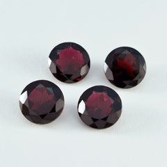 Garnet 1PC Chunky 15x15 MM Round Faceted Red Superior Semi Precious Loose Gemstone
