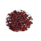 Garnet 1PC Small 7x7 MM Round Faceted Red Splendid Semi Precious Loose Gemstone