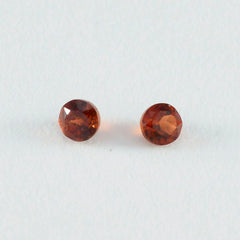 Garnet 1PC Large 10x10 MM Round Faceted Red Shine Semi Precious Loose Gems