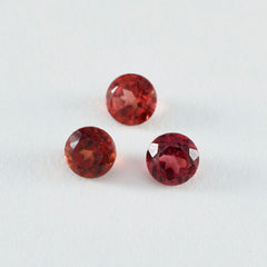 Garnet 1PC Large 11x11 MM Round Faceted Red Fine Semi Precious Loose Gemstone