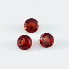 Garnet 1PC Chunky 14x14 MM Round Faceted Red Genuine Semi Precious Loose Gems