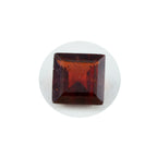 Garnet 1PC Large 11x11 MM Square Faceted Red Fine Semi Precious Loose Gemstone
