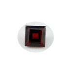 Garnet 1PC Chunky 14x14 MM Square Faceted Red Genuine Semi Precious Loose Gems