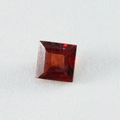 Garnet 1PC Chunky 14x14 MM Square Faceted Red Genuine Semi Precious Loose Gems