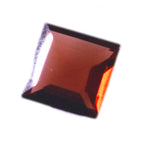 Garnet 1PC Chunky 14x14 MM Square Faceted Red Genuine Semi Precious Loose Gems