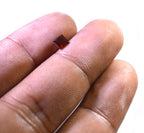 Garnet 1PC Tiny 5x5 MM Square Faceted Red Sparkling Semi Precious Gems