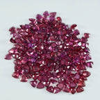 Garnet 1PC Small 8x8 MM Triangle Faceted Red Luster Semi Precious Loose Gemstones