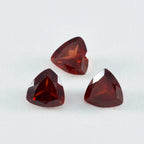 Garnet 1PC Large 11x11 MM Triangle Faceted Red Fine Semi Precious Loose Gemstone