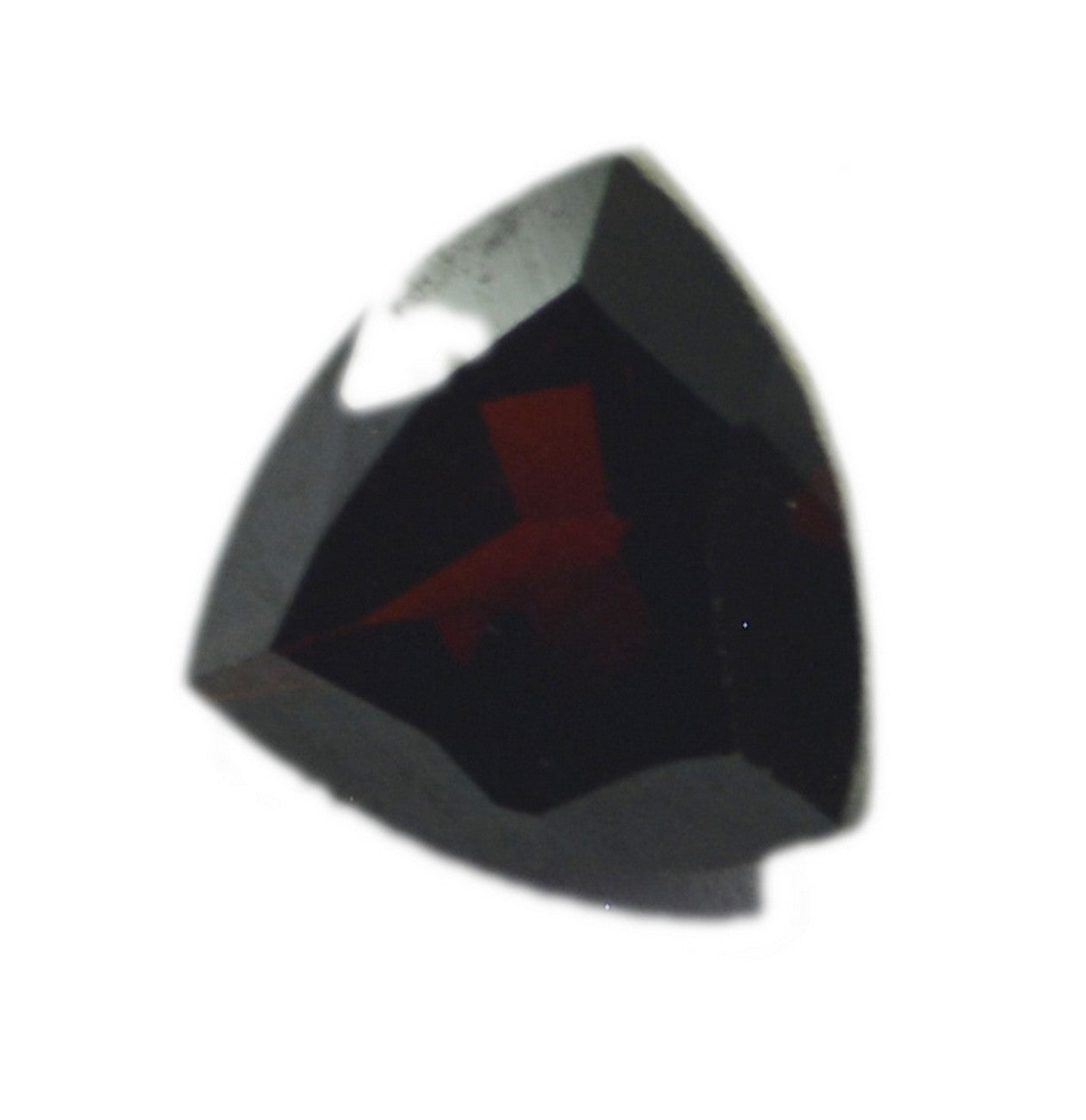 Garnet 1PC Chunky 13x13 MM Triangle Faceted Red Natural Semi Precious Gems