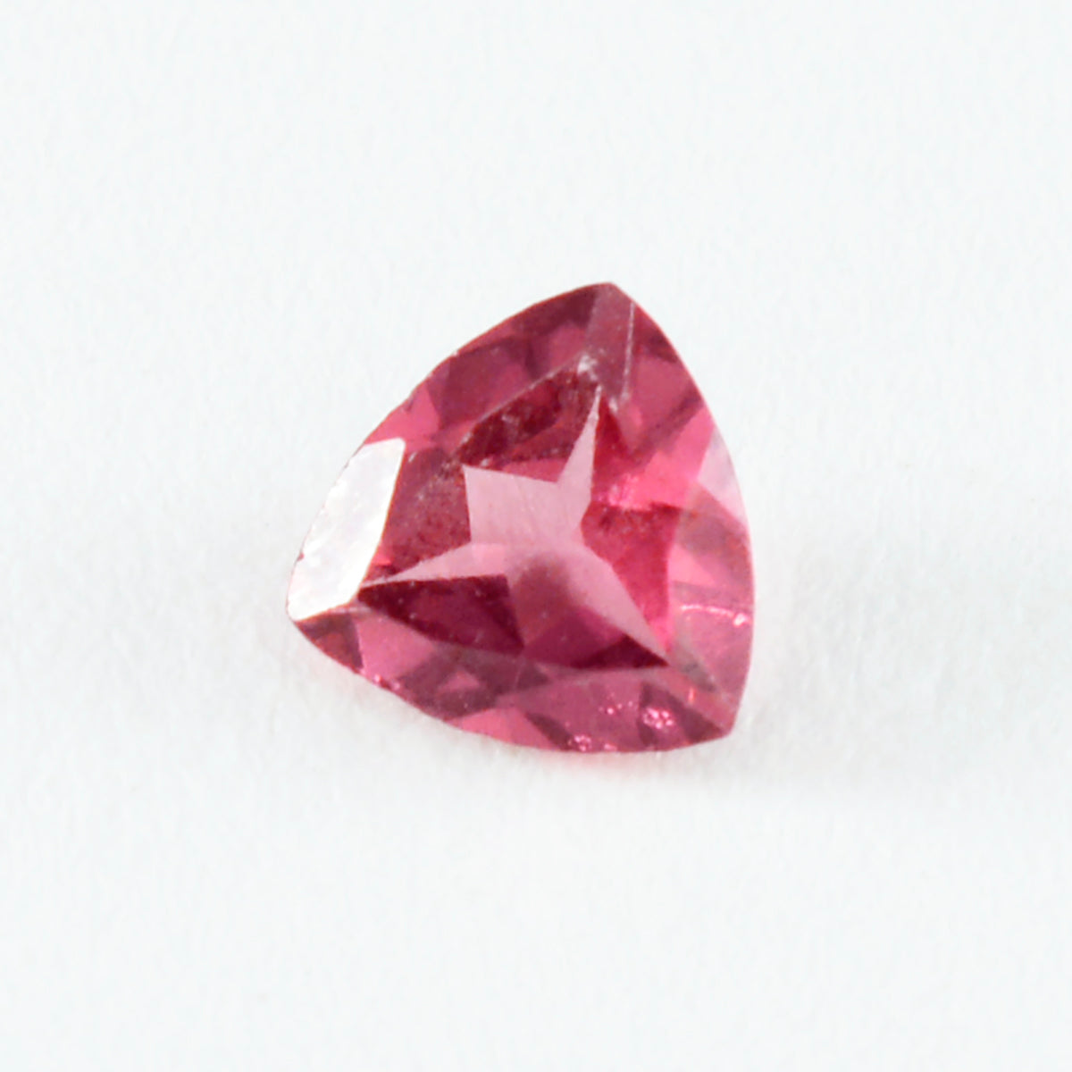 Garnet 1PC Chunky 14x14 MM Triangle Faceted Red Genuine Semi Precious Loose Gems