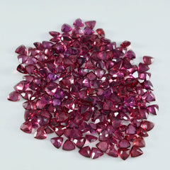 Garnet 1PC Tiny 5x5 MM Triangle Faceted Red Sparkling Semi Precious Gems