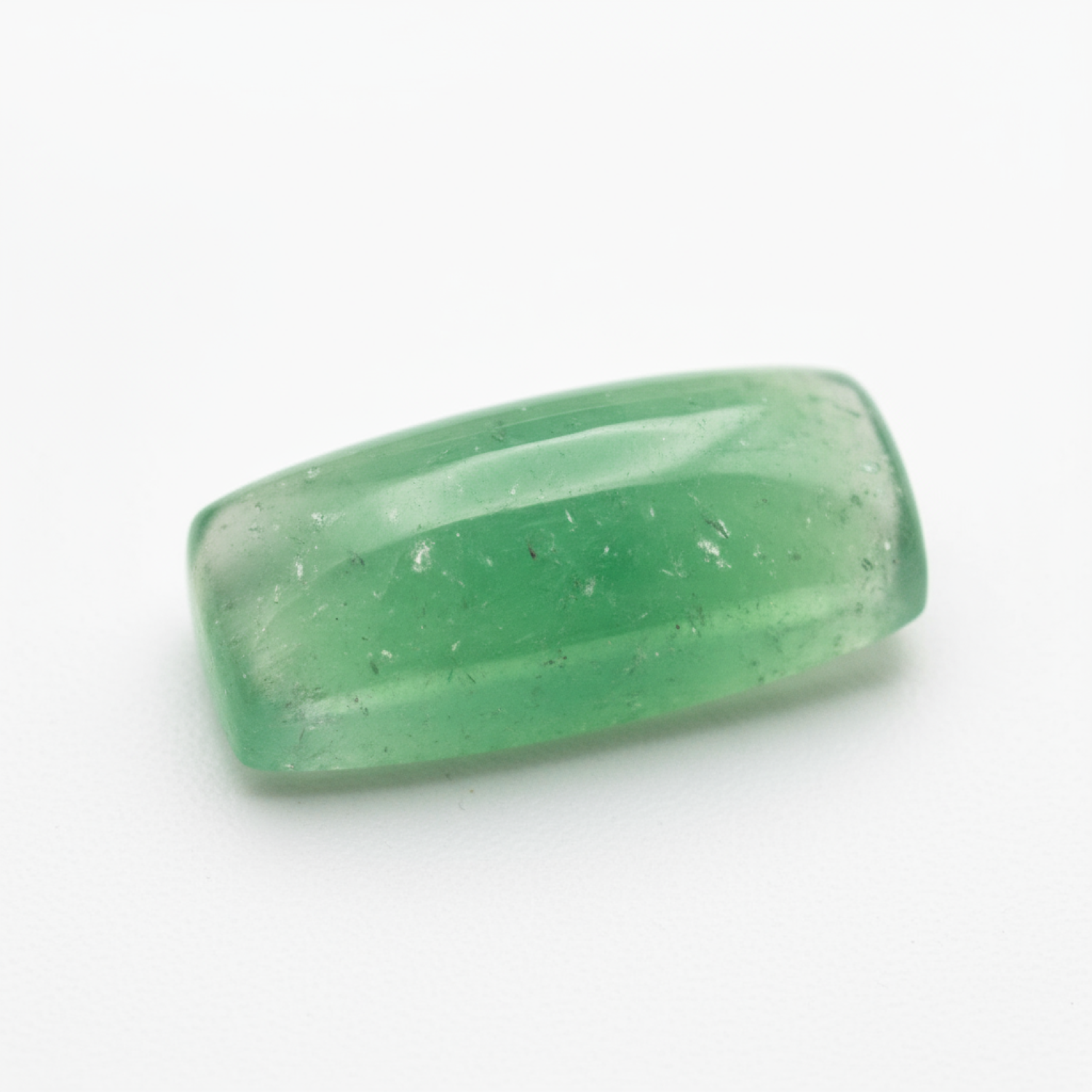 Green Aventurine 1PC Small 6x12 MM Baguette Cabochon Green Pure semi Precious Precious Gemstone メイン画像
