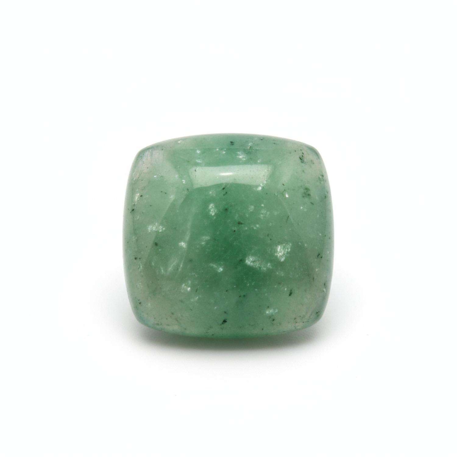 Green Aventurine 1PC Small 7x7 MM Cushion Cabochon Green Natural semi Precious Loose Gemstone Imagen principal del producto