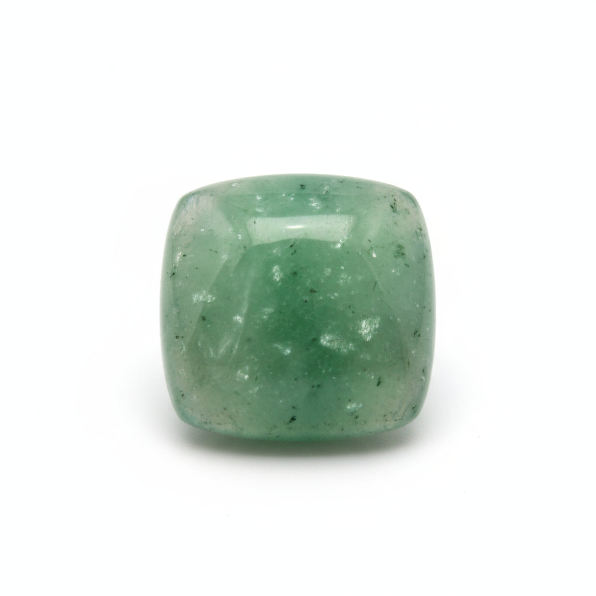 Green Aventurine 1PC Small 7x7 MM Cushion Cabochon Green Natural semi Precious Loose Gemstone
