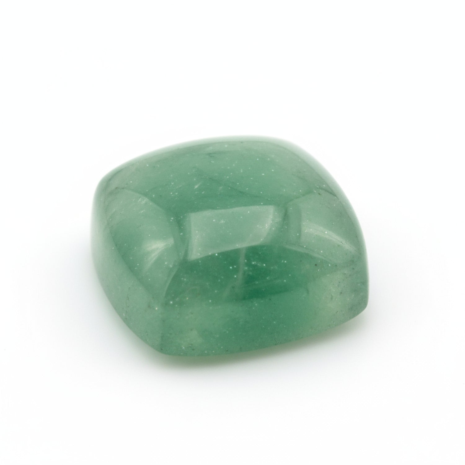 Green Aventurine 1PC Small 7x7 MM Cushion Cabochon Green Natural semi Precious Loose Gemstone