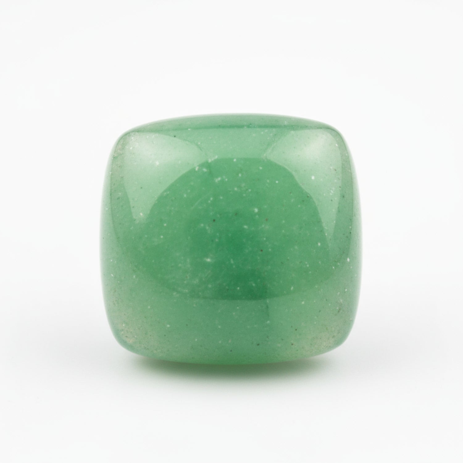 Green Aventurine 1PC Small 8x8 MM Cushion Cabochon Green Genuine semi Precious Loose Gemstones