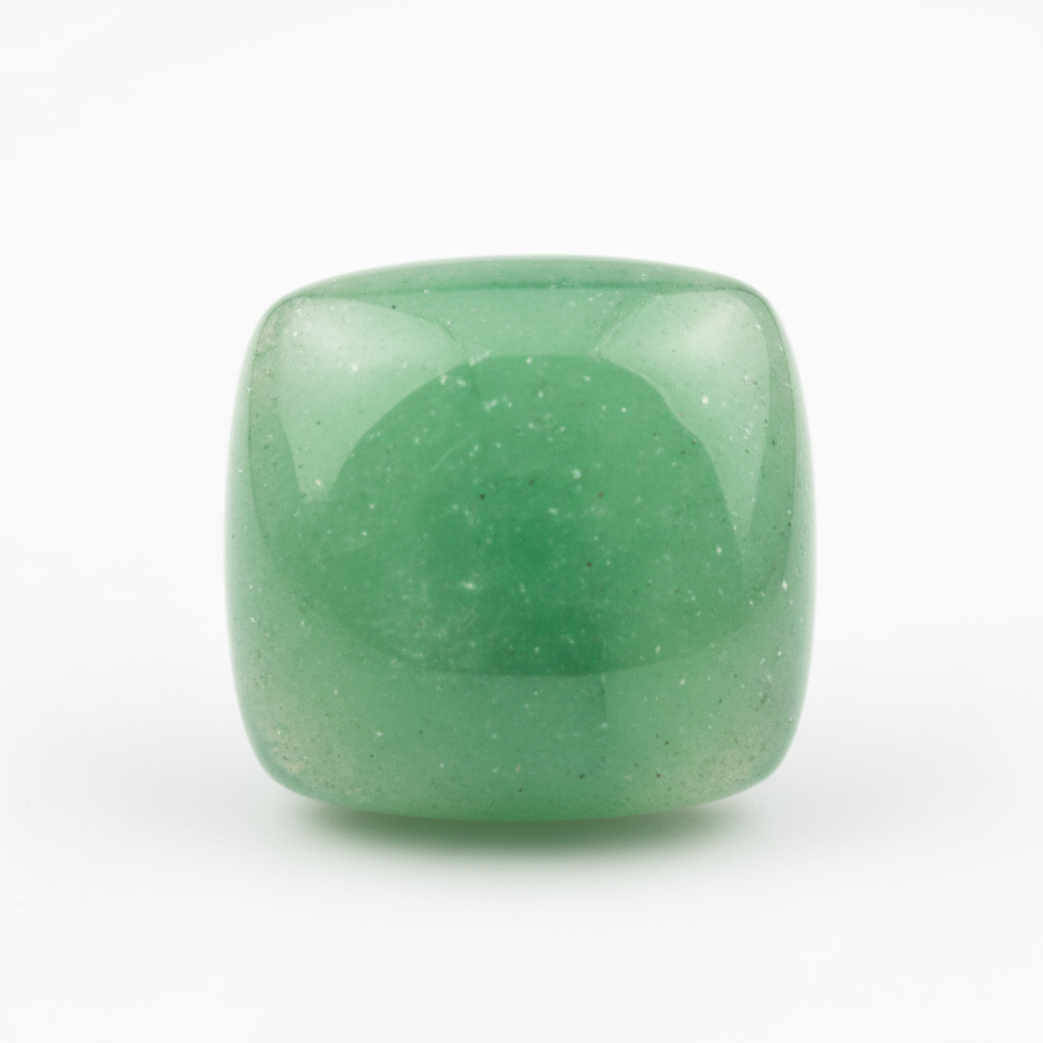 Green Aventurine 1PC Small 8x8 MM Cushion Cabochon Green Genuine semi Precious Loose Gemstones メイン画像