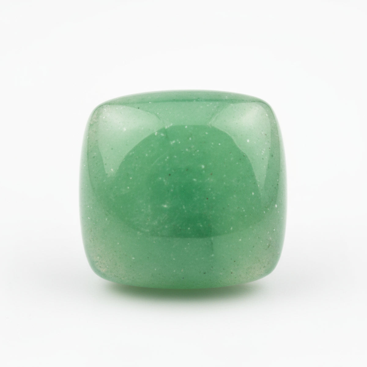 Green Aventurine 1PC Small 8x8 MM Cushion Cabochon Green Genuine semi Precious Loose Gemstones