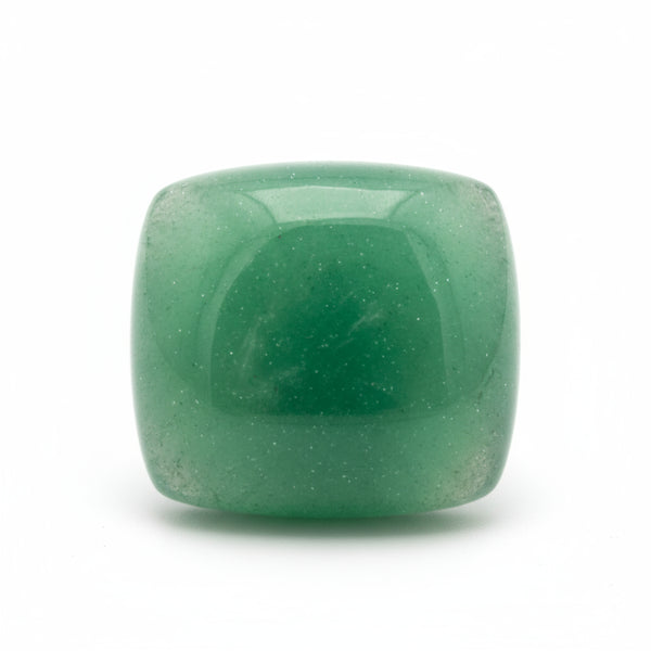 Green Aventurine 1PC Small 8x8 MM Cushion Cabochon Green Genuine semi Precious Loose Gemstones