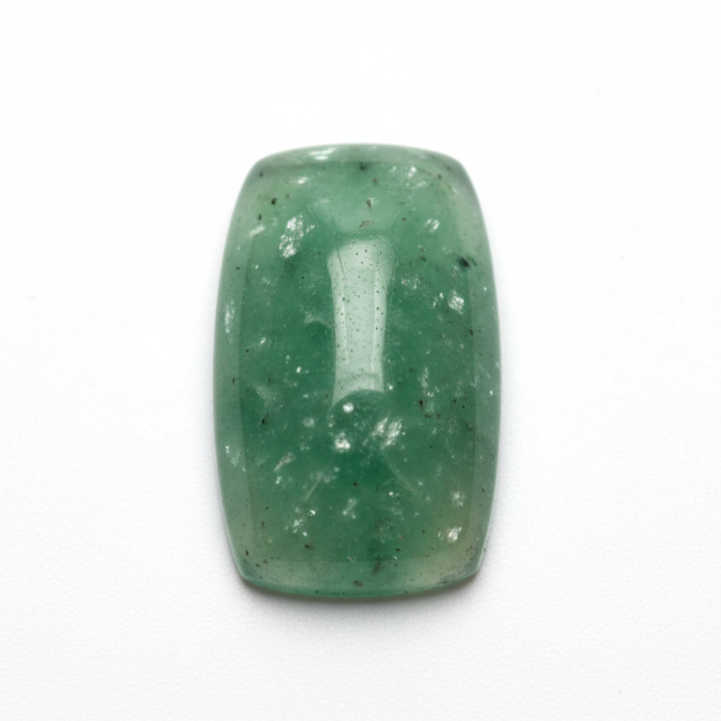 Green Aventurine 1PC Small 6x9 MM Emerald Cabochon Green Sparkling semi Precious Gems