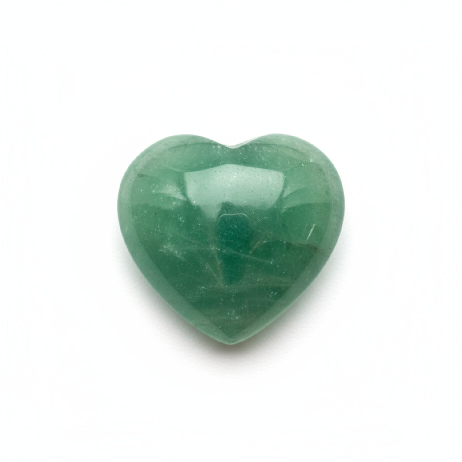 Green Aventurine 1PC Tiny 6x6 MM Heart Cabochon Green Splendid semi Precious Loose Gemstone