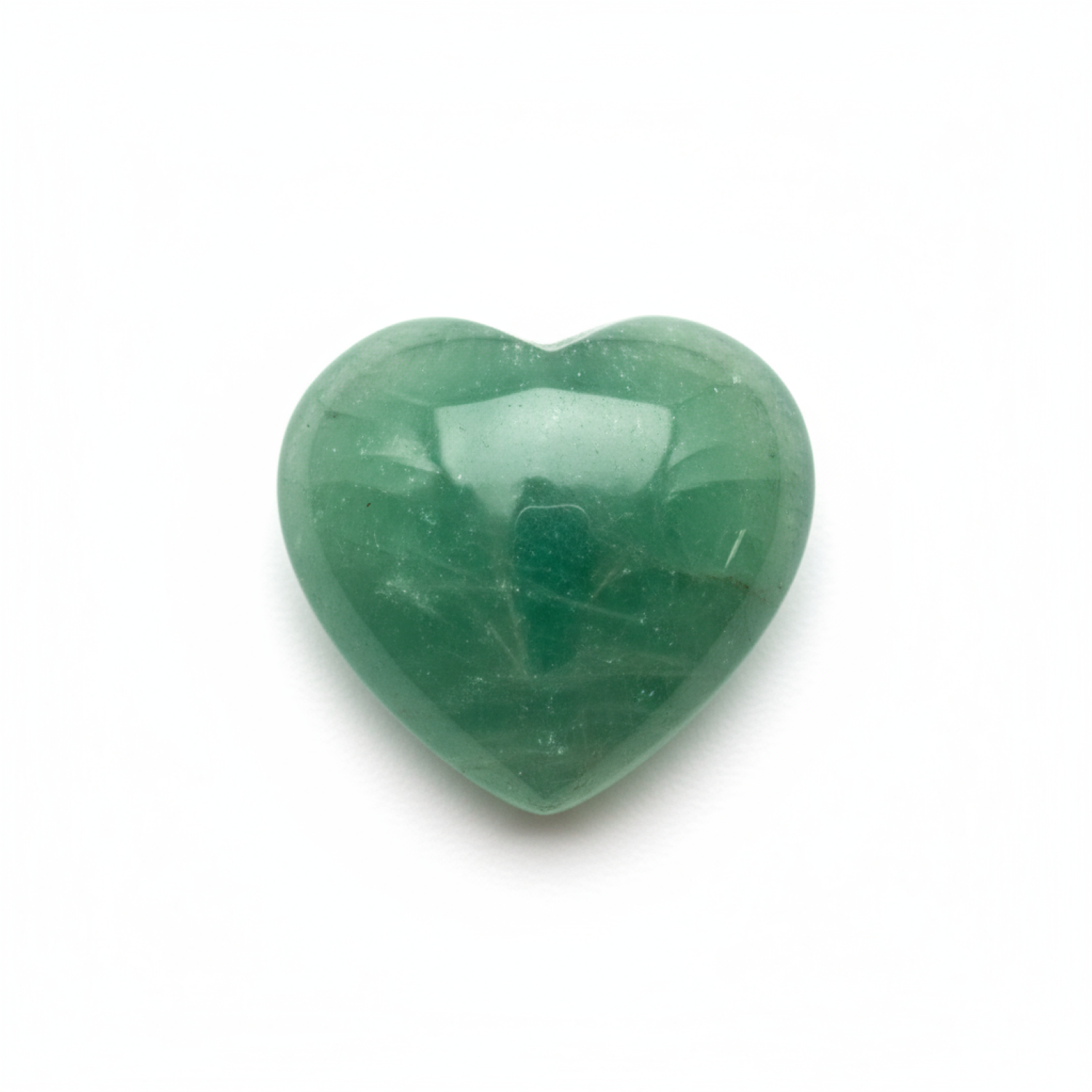 Green Aventurine 1PC Tiny 6x6 MM Heart Cabochon Green Splendid semi Precious Loose Gemstone Hoofdafbeelding