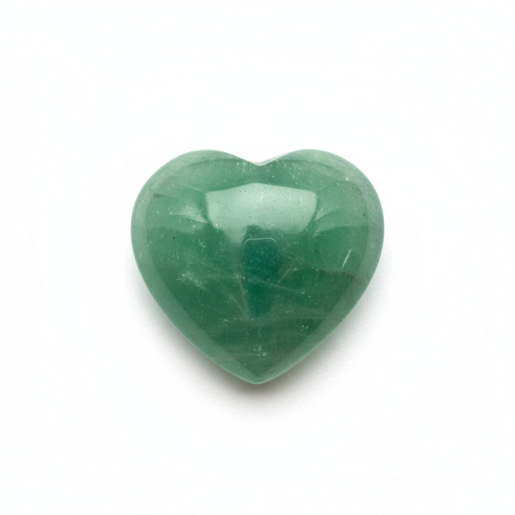 Green Aventurine 1PC Tiny 6x6 MM Heart Cabochon Green Splendid semi Precious Loose Gemstone