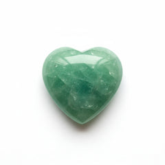 Green Aventurine 1PC Small 8x8 MM Heart Cabochon Green Lustrous semi Precious Semi Precious Gemstone