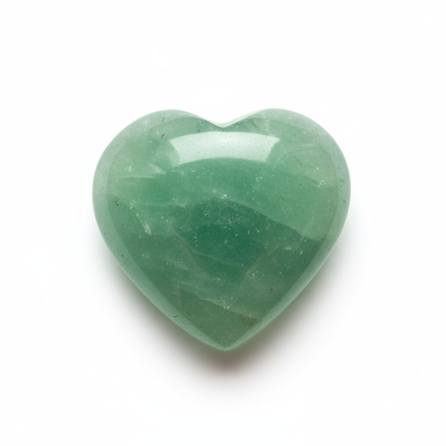 Green Aventurine 1PC Medium 9x9 MM Heart Cabochon Green Shine semi Precious Precious Gemstone
