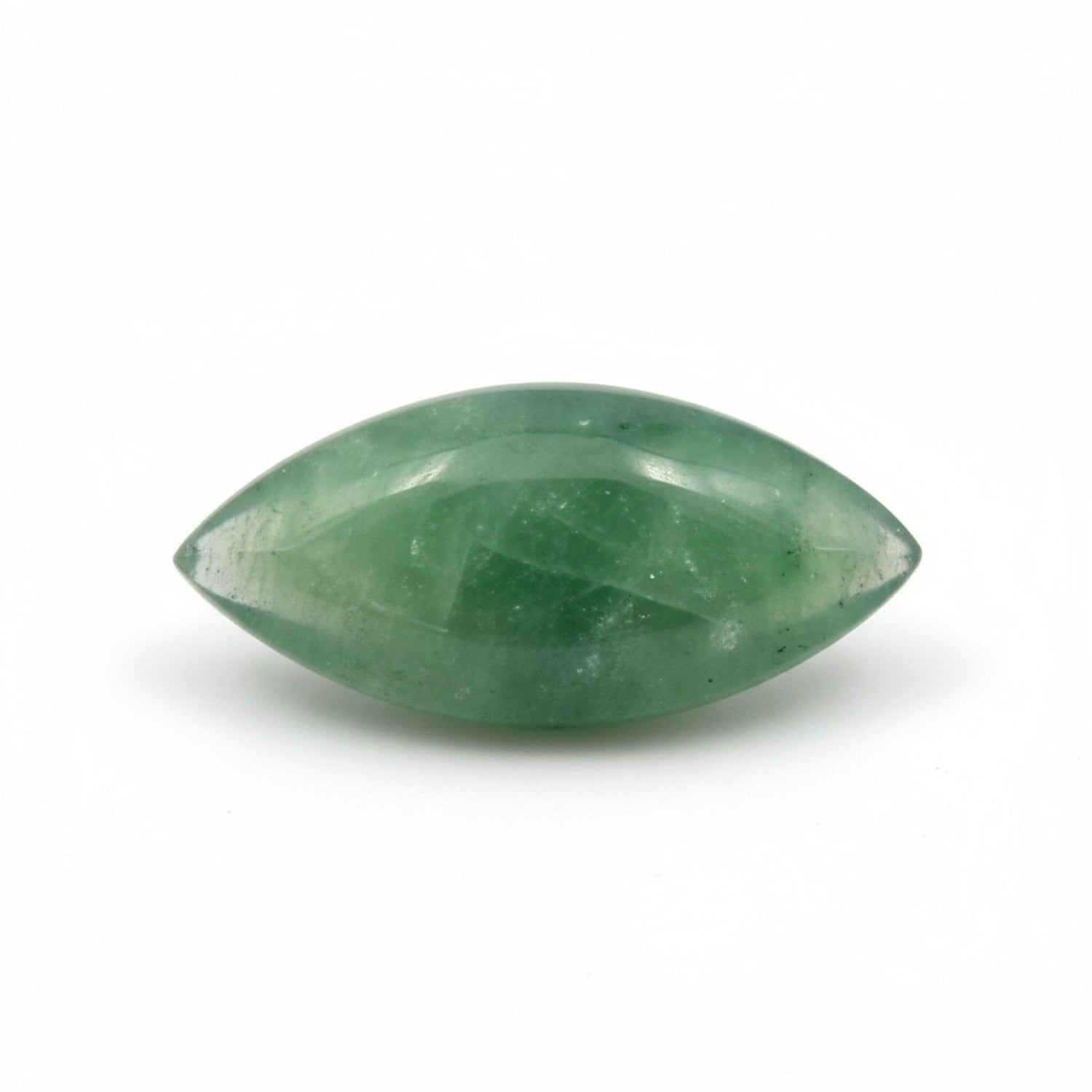 Green Aventurine 1PC Small 5x10 MM Marquise  Cabochon Green Sparkling semi Precious Semi Precious Gemstone