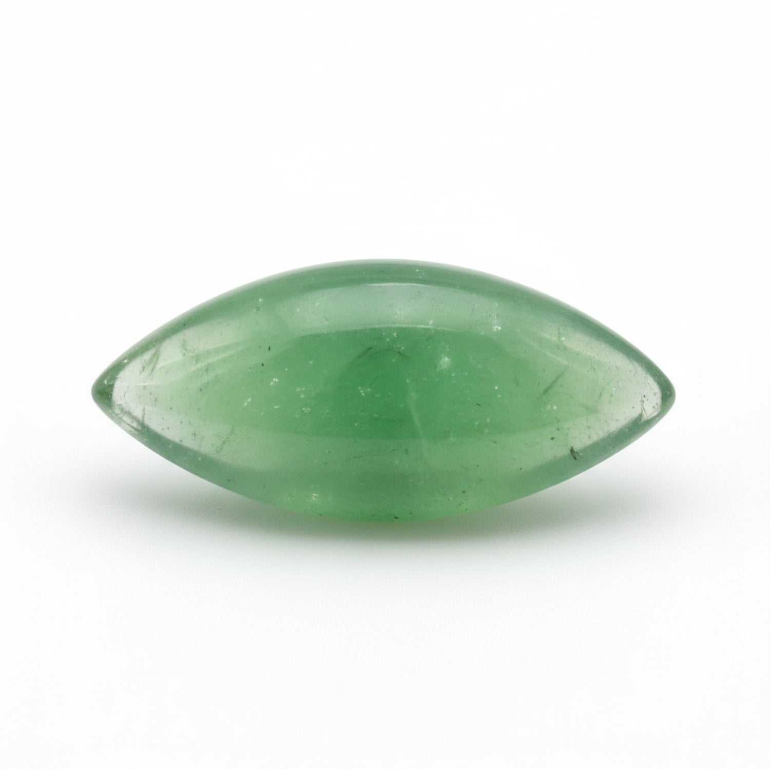 Green Aventurine 1PC Medium 7x14 MM Marquise  Cabochon Green Splendid semi Precious Gems
