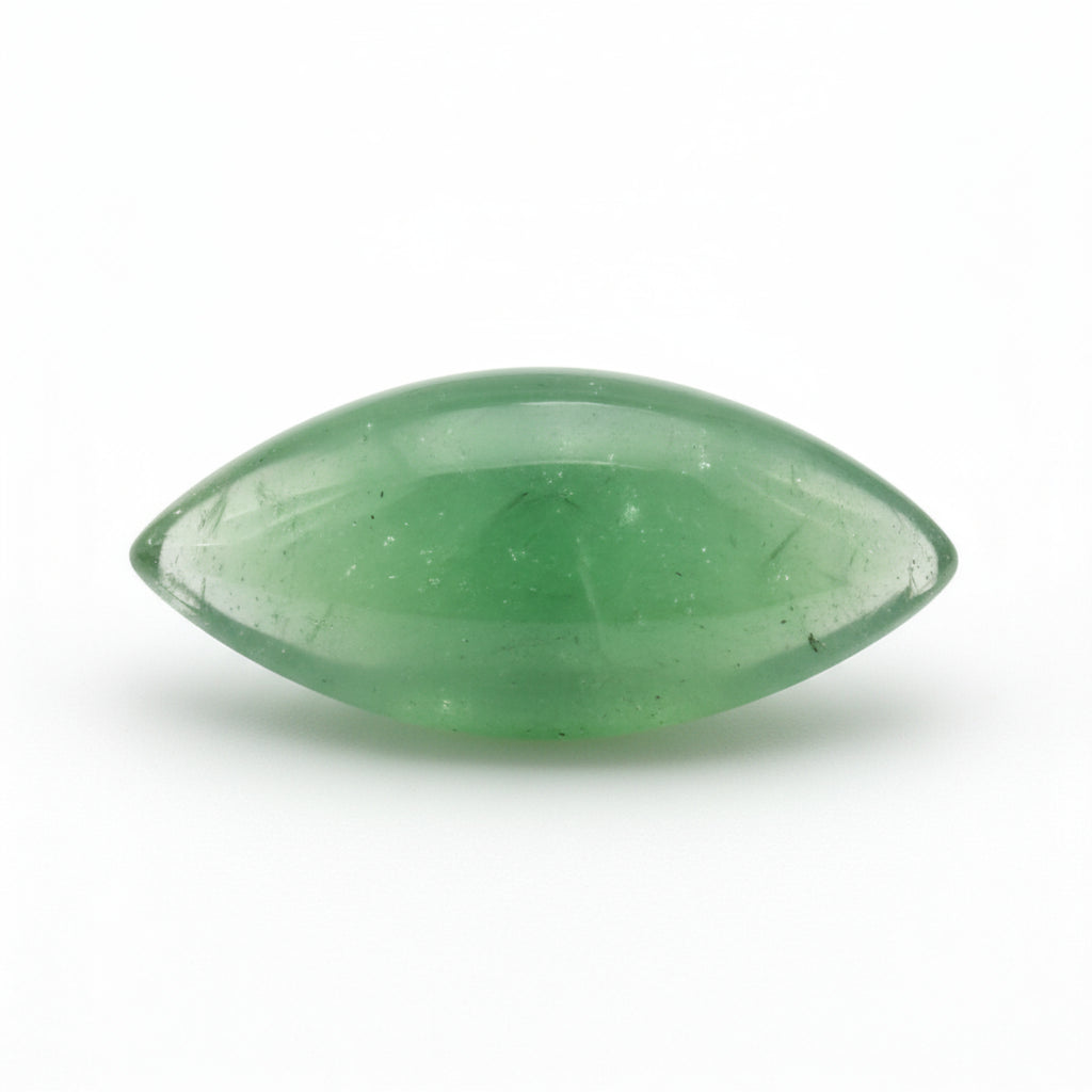 Green Aventurine 1PC Medium 7x14 MM Marquise  Cabochon Green Splendid semi Precious Gems