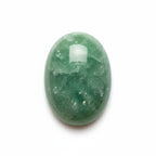 Green Aventurine 1PC Small 6x9 MM Oval Cabochon Green Shine semi Precious Loose Gemstones