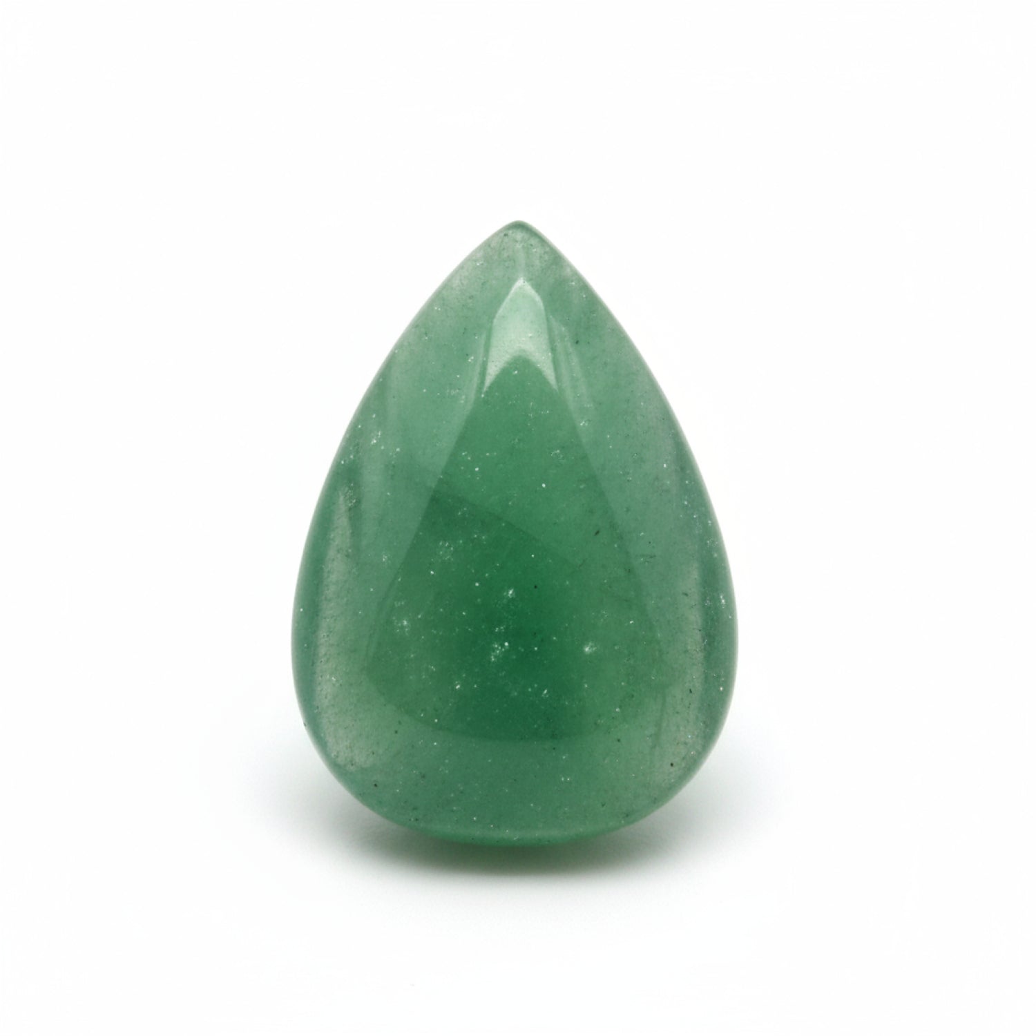 Green Aventurine 1PC Small 6x9 MM Pear Cabochon Green Superior semi Precious Loose Gemstone