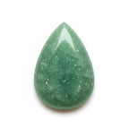 Green Aventurine 1PC Medium 7x10 MM Pear Cabochon Green Fiery semi Precious Semi Precious Gemstone