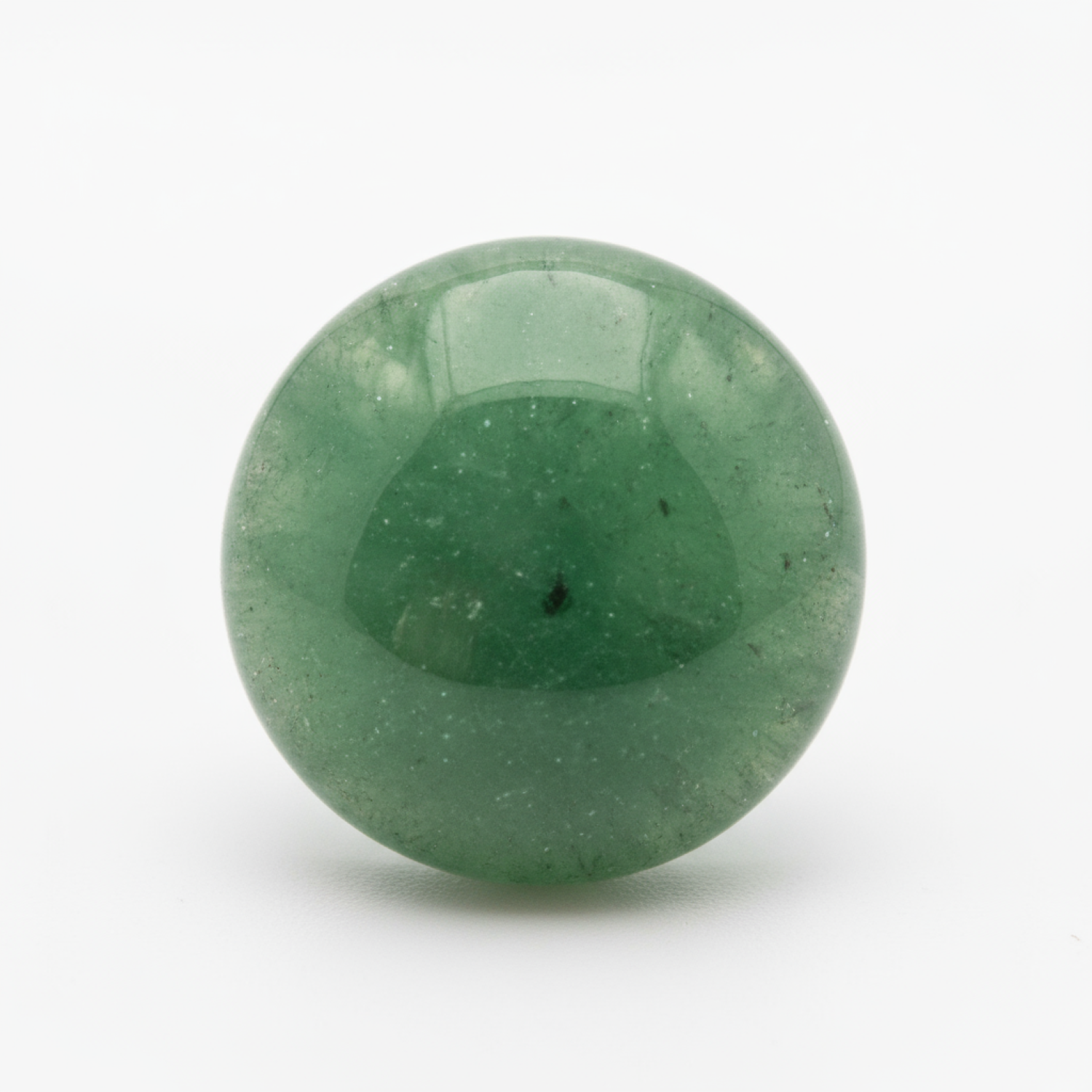 Green Aventurine 1PC Tiny 6x6 MM Round Cabochon Green Polished semi Precious Loose Gems Sekundär produktbild