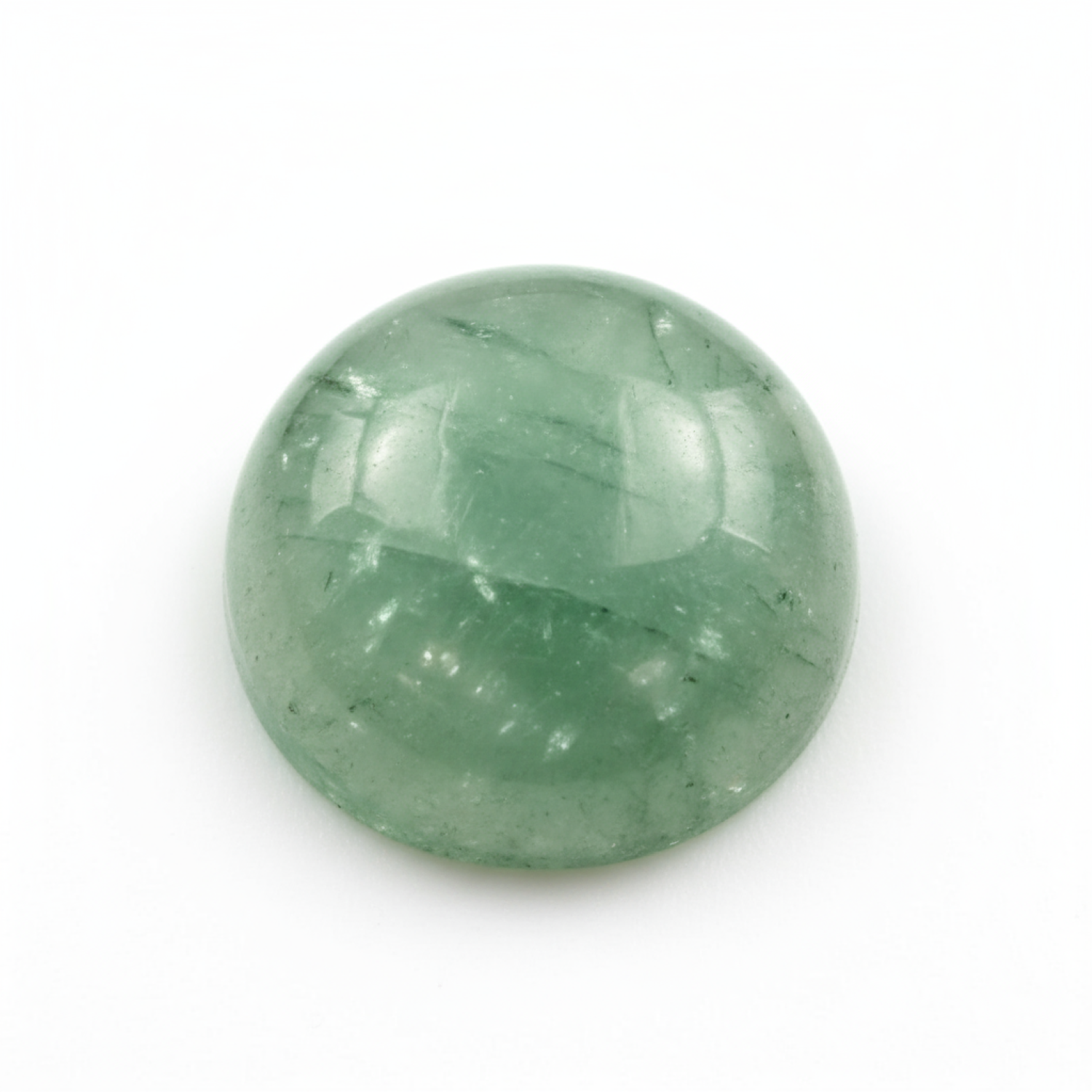 Green Aventurine 1PC Small 7x7 MM Round Cabochon Green Splendid semi Precious Loose Gemstone メイン画像