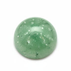 Green Aventurine 1PC Medium 9x9 MM Round Cabochon Green Lustrous semi Precious Semi Precious Gemstone