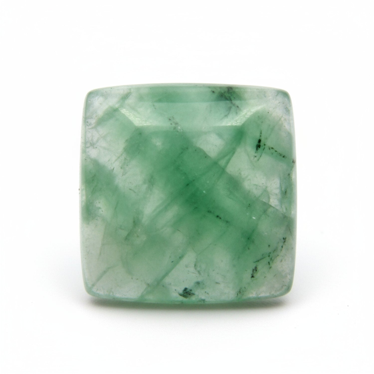 Green Aventurine 1PC Small 8x8 MM Square Cabochon Green Sparkling semi Precious Loose Gemstone