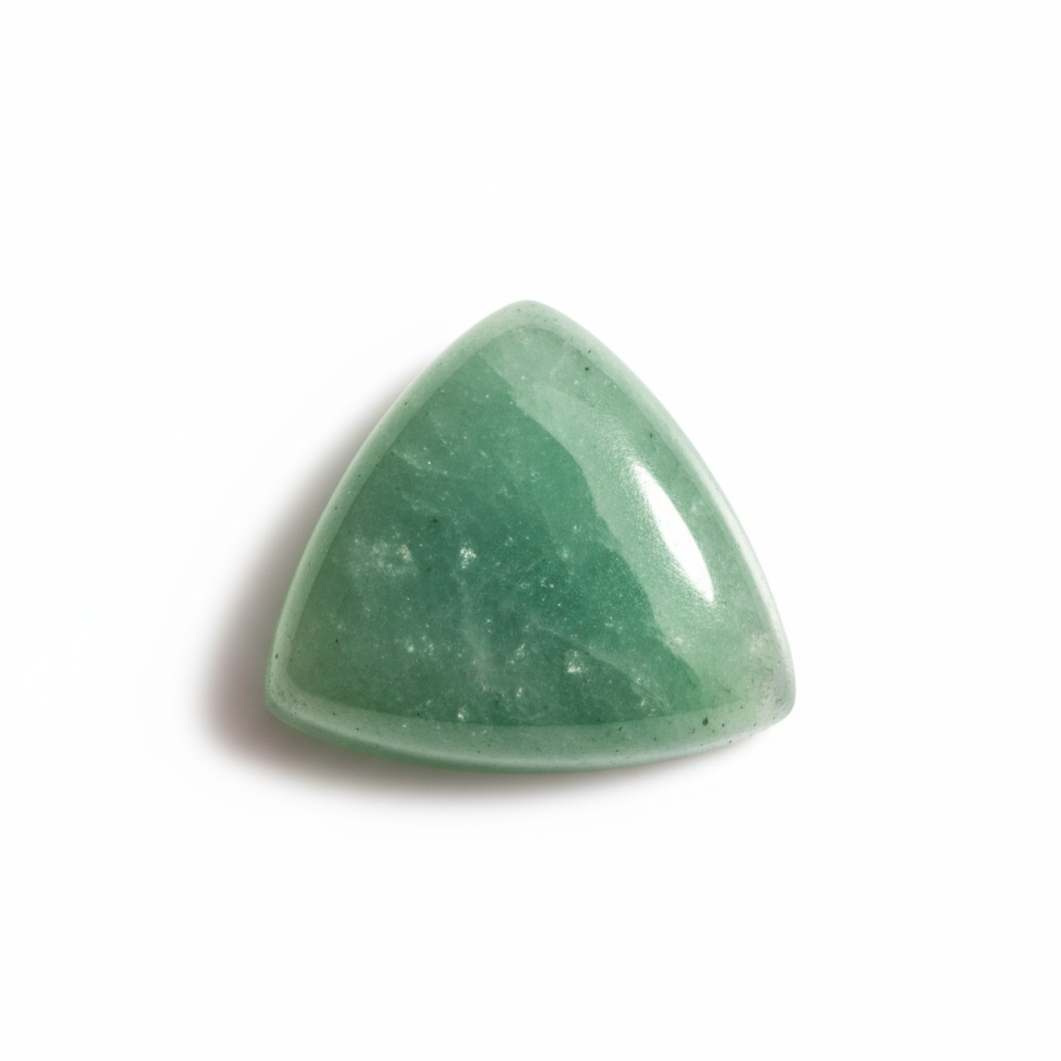 Green Aventurine 1PC Tiny 6x6 MM Triangle Cabochon Green High-Quality semi Precious Loose Gemstones Immagine principale del prodotto