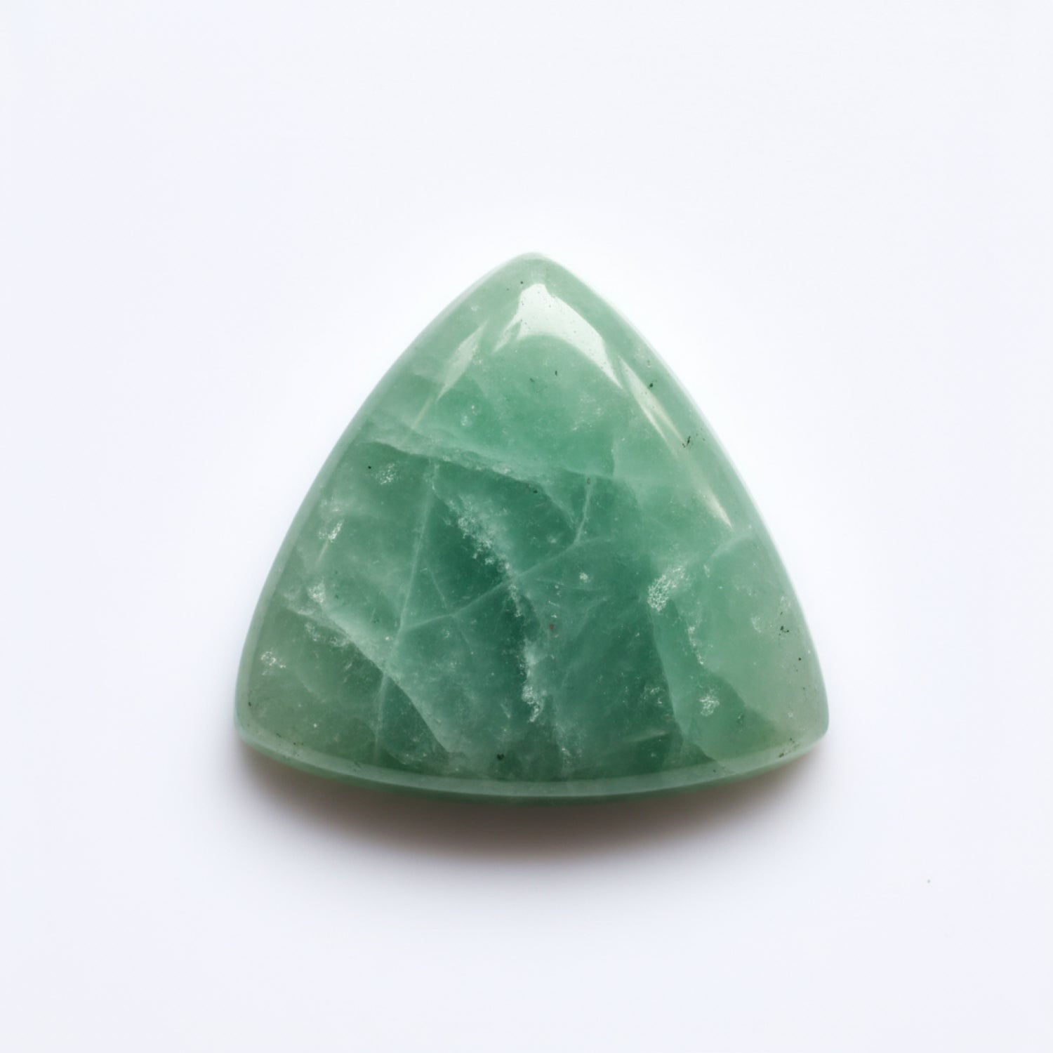 Green Aventurine 1PC Tiny 6x6 MM Triangle Cabochon Green High-Quality semi Precious Loose Gemstones