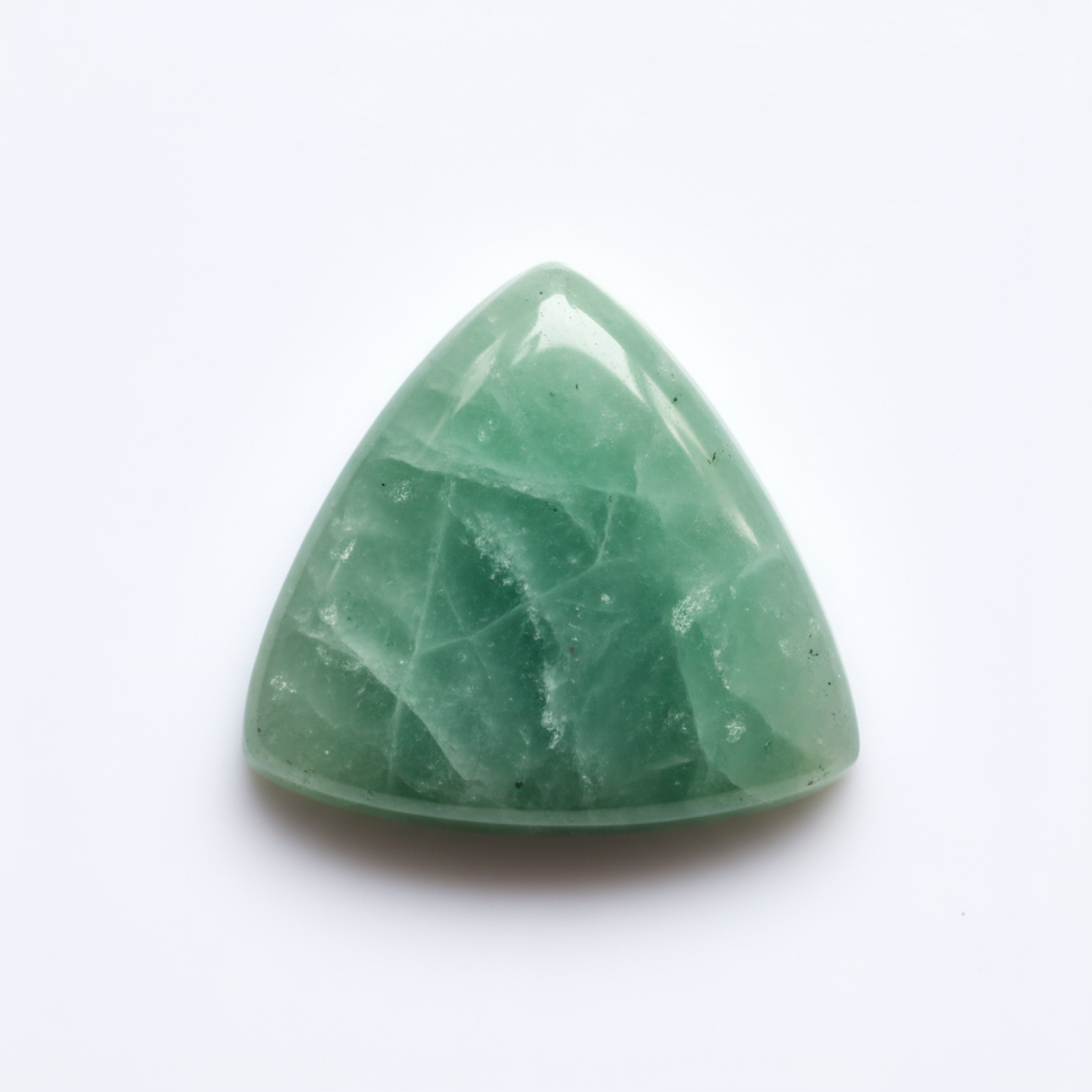 Green Aventurine 1PC Tiny 6x6 MM Triangle Cabochon Green High-Quality semi Precious Loose Gemstones Immagine secondaria del prodotto