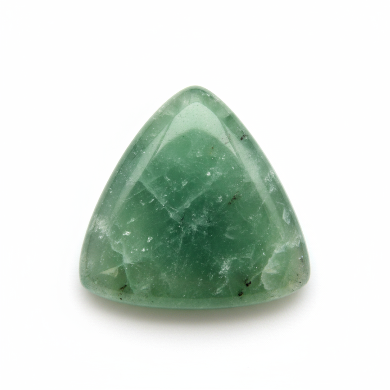 Green Aventurine 1PC Small 7x7 MM Triangle Cabochon Green Natural semi Precious Semi Precious Gemstone メイン画像