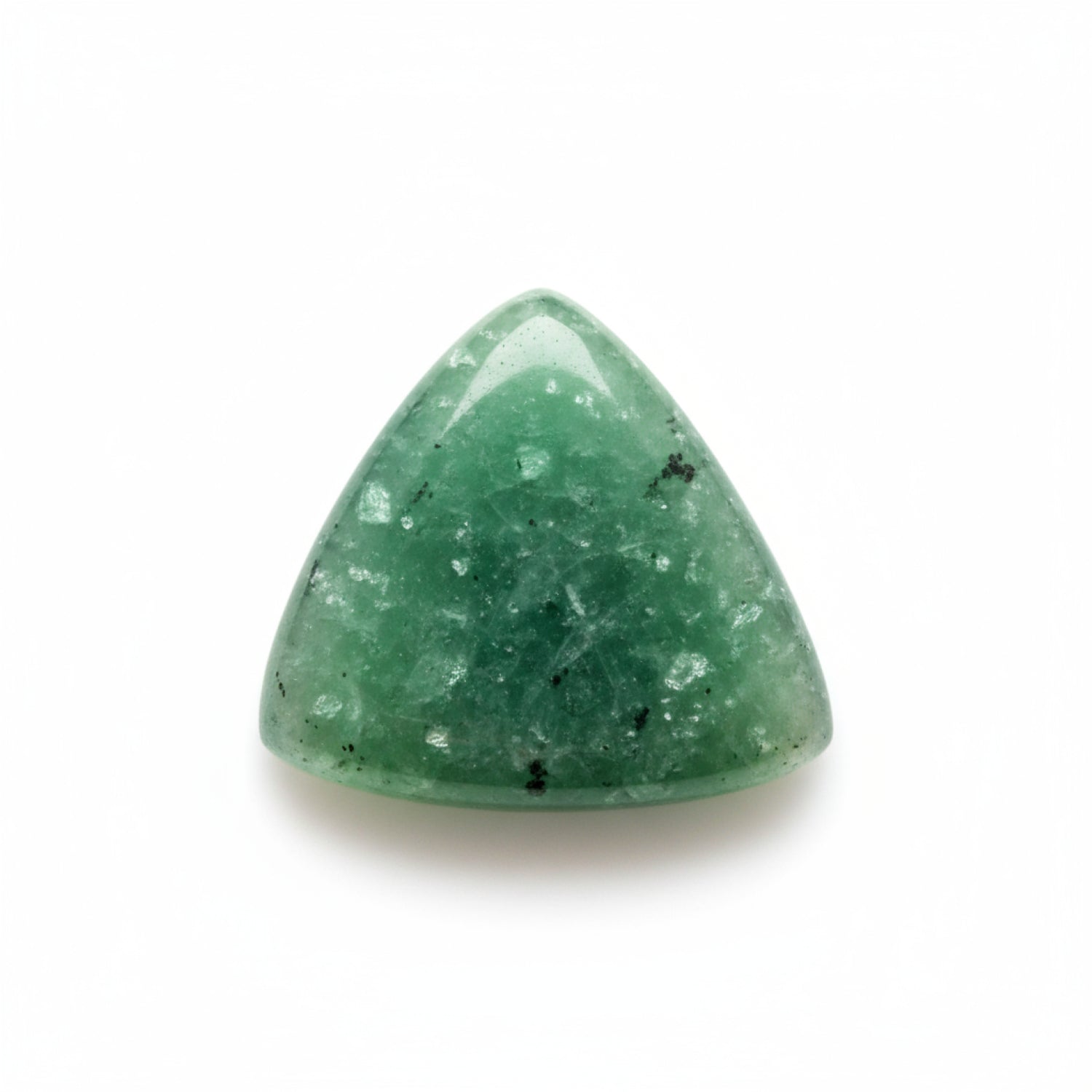 Green Aventurine 1PC Small 7x7 MM Triangle Cabochon Green Natural semi Precious Semi Precious Gemstone