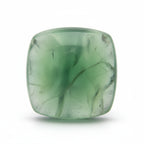 Green Fluorite 1PC Large 11x11 MM Cushion Cabochon Green Polished semi Precious Loose Gemstones