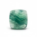 Green Fluorite 1PC Small 7x7 MM Cushion Cabochon Green Pure semi Precious Precious Gemstone