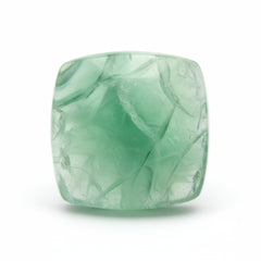 Green Fluorite 1PC Medium 9x9 MM Cushion Cabochon Green Brilliant semi Precious Loose Gems