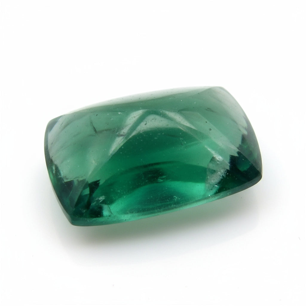Green Fluorite 1PC Medium 8x10 MM Emerald Cabochon Green Natural semi Precious Loose Gemstone