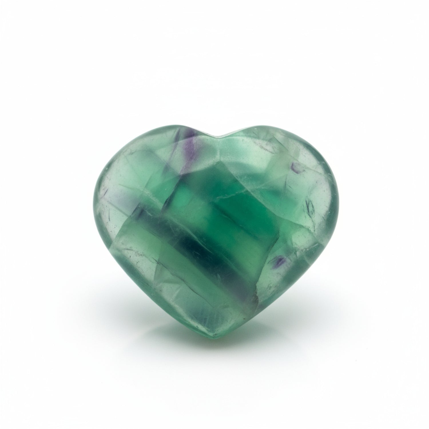 Green Fluorite 1PC Small 7x7 MM Heart Cabochon Green Fine semi Precious Gems
